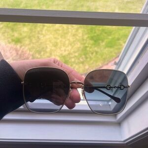 Gucci Gold Sunglasses